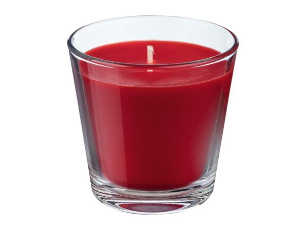 Livarno Home Apple & Cinnamon Scented Candle