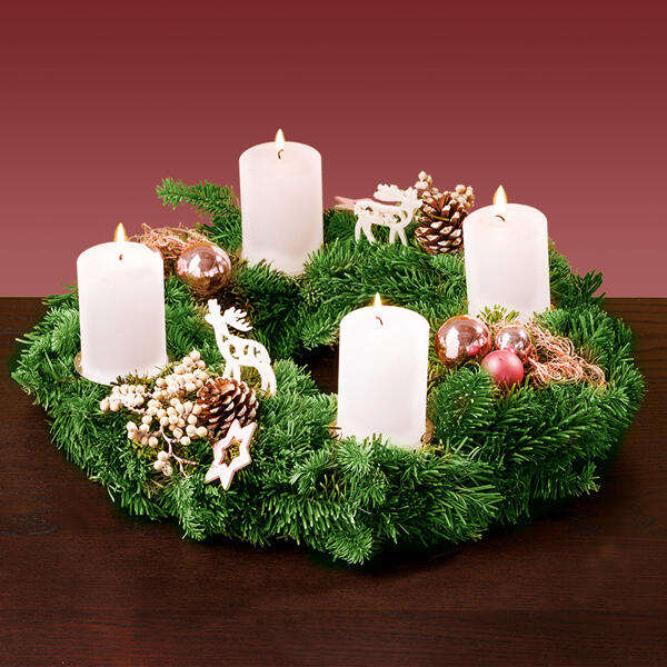 Exklusiver Nobilis Adventskranz XXL