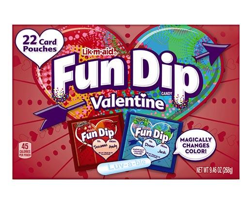 Lik-m-aid 
 Fun Dip Valentine
