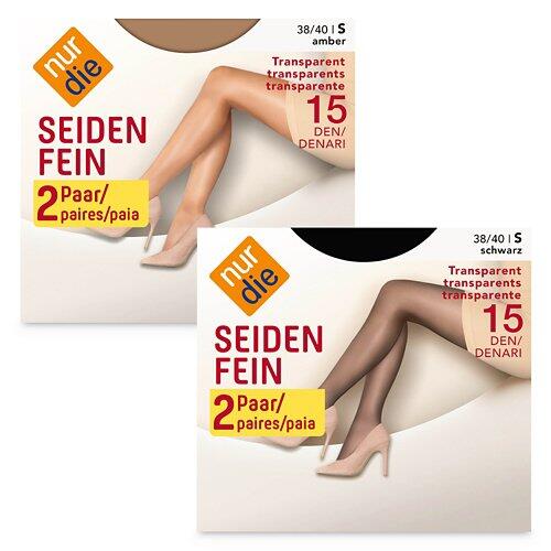 NUR DIE Collants pour femmes, 2 pièces