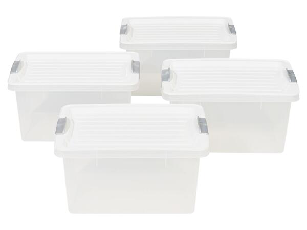 Storage boxes, 13L 2 pieces or 4.5L, 4 pieces