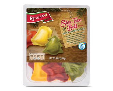 Reggano Star, Tree and Bell-Shaped Ravioli
