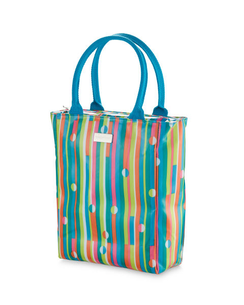 Bright Stripes Lunch Tote