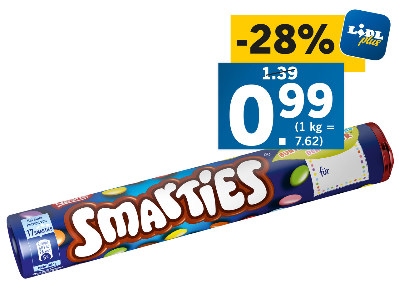 NESTLÉ Smarties Riesenrolle