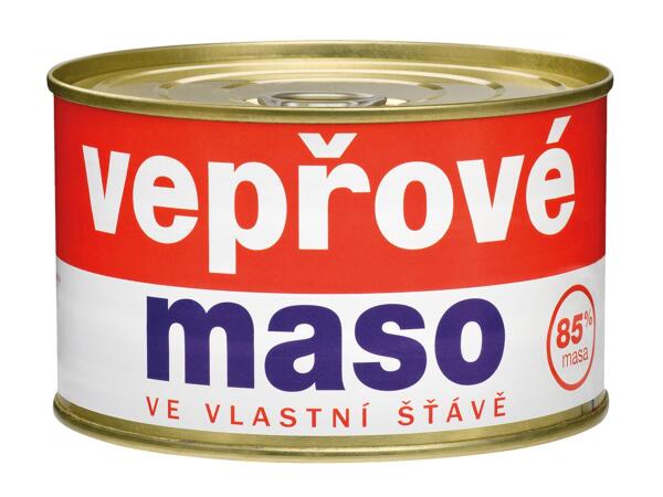 VEPŘOVÉ MASO VE VLASTNÍ ŠŤÁVĚ