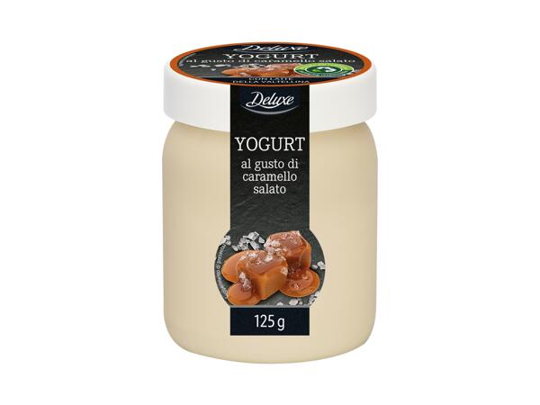 Salted caramel yogurt