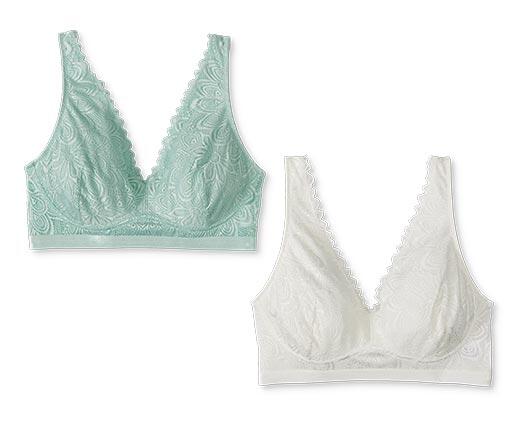 Serra Ladies 2 Pack Comfort Lace Bralette