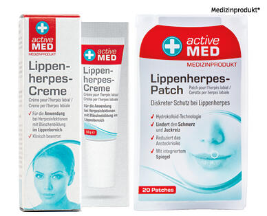ACTIVE MED LIPPEN-HERPES-CRÈME/-PATCHES