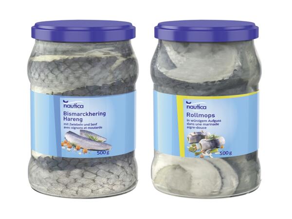 Harengs marinés