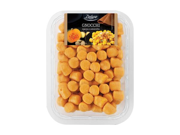 Gnocchi with potatoes, pumpkin and amaretti