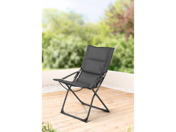 Padded Folding Deck Chair