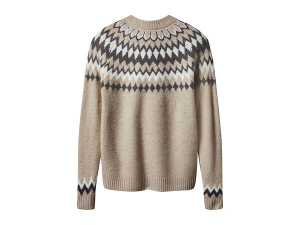 Esmara Ladies' Beige Chunky Knit Jumper