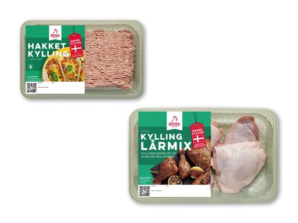 Hakket kylling eller kyllingelårmix