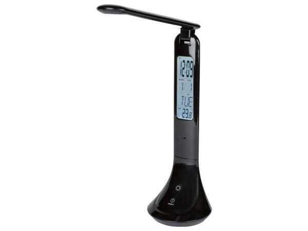 Cordless Desk Lamp with Clock