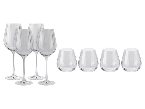 Rödvinsglas/Vattenglas