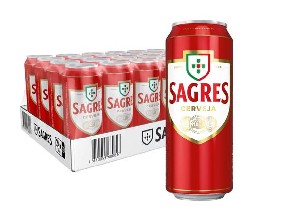 Bière Sagres 4,8% vol.