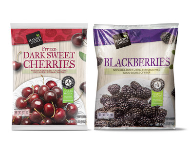 Season's Choice Cherries or Blackberries