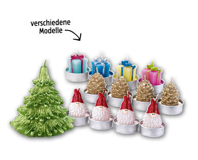 Weihnachtliche Figurenkerzen