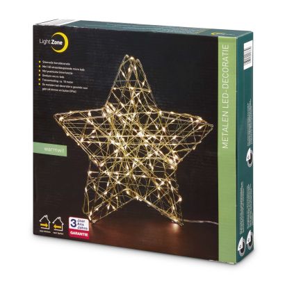 Metalen leddecoratie