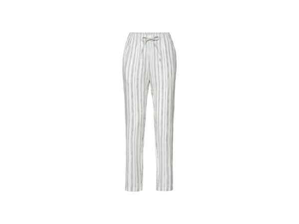 Ladies' Linen-Blend Trousers