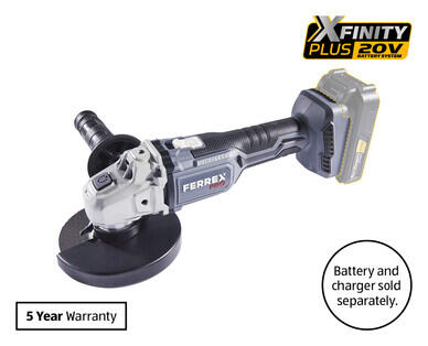 20V Brushless Angle Grinder Skin with Accessories