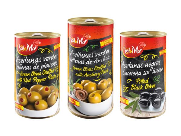 ZELENÉ OLIVY / ČERNÉ OLIVY