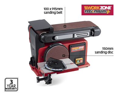 370W BELT AND DISC SANDER