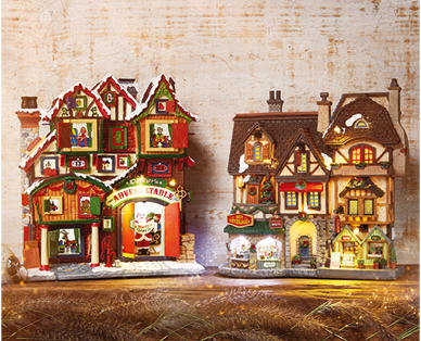 Lemax Christmas Façade Scenes