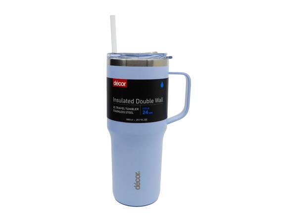 Decor 880ml XL Travel Tumbler - Blue