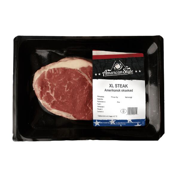 XL steak af amerikansk oksekød