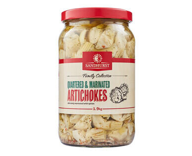 Sandhurst Quartered & Marinated Artichoke Hearts 1.9kg