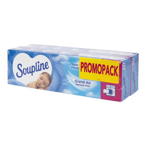 SOUPLINE(R) 				Trocknertücher, 2er-Packung