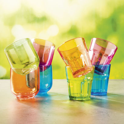 Gobelets en plastique, 4 pcs