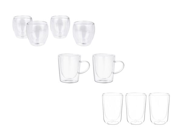 Verres à double paroi