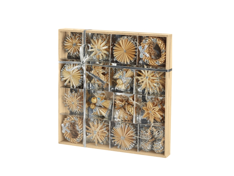 Straw Christmas Tree Decorations