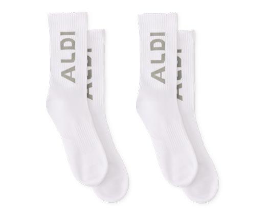 ALDI 
 Men's or Ladies' 2-Pack Socks