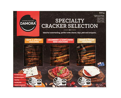 Specialty Cracker Selection 3pk/300g