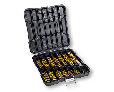 Assortiment de forets hélicoïdaux HSS, 92 pièces WORKZONE(R)