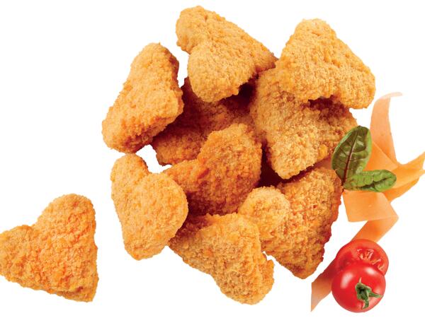 Breaded Ham Hearts