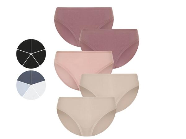 Ladies' briefs, 5 pieces