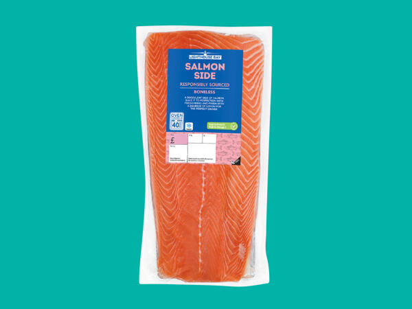 Lighthouse Bay Salmon Side
