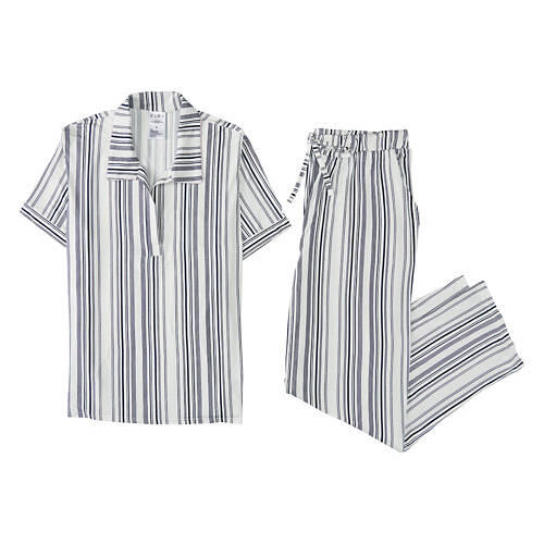 Ladies Cool Comfort Pajama Pants Set - Grey, L