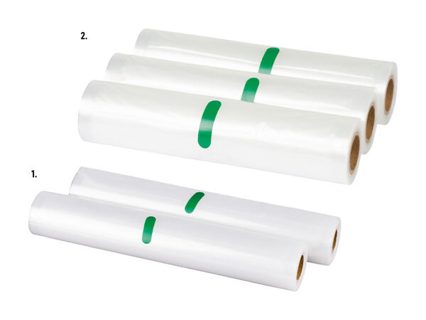 Rouleaux de film pour appareil de mise sous vide