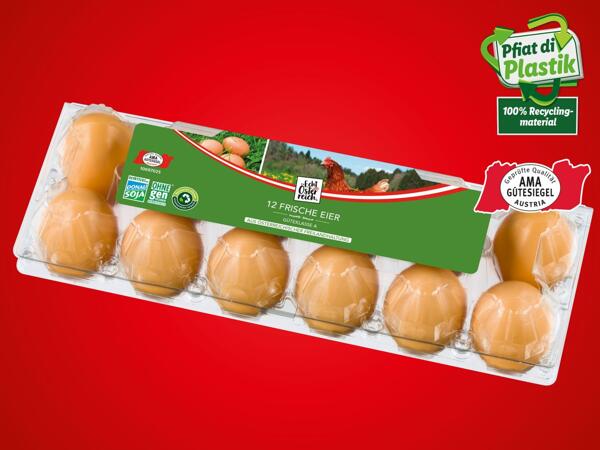 Eier aus Freilandhaltung