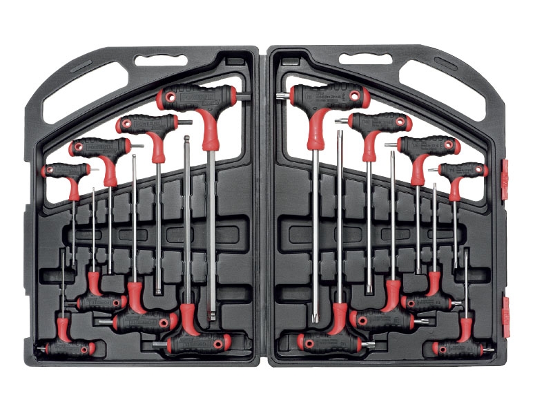 POWERFIX T-Handle Hex & Star Key Set