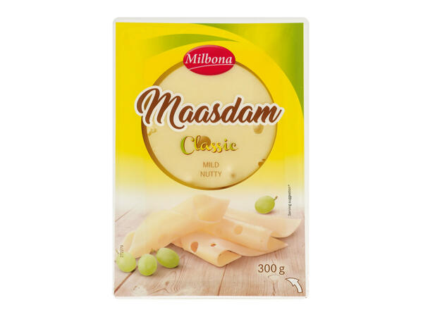 Maasdammer en tranches