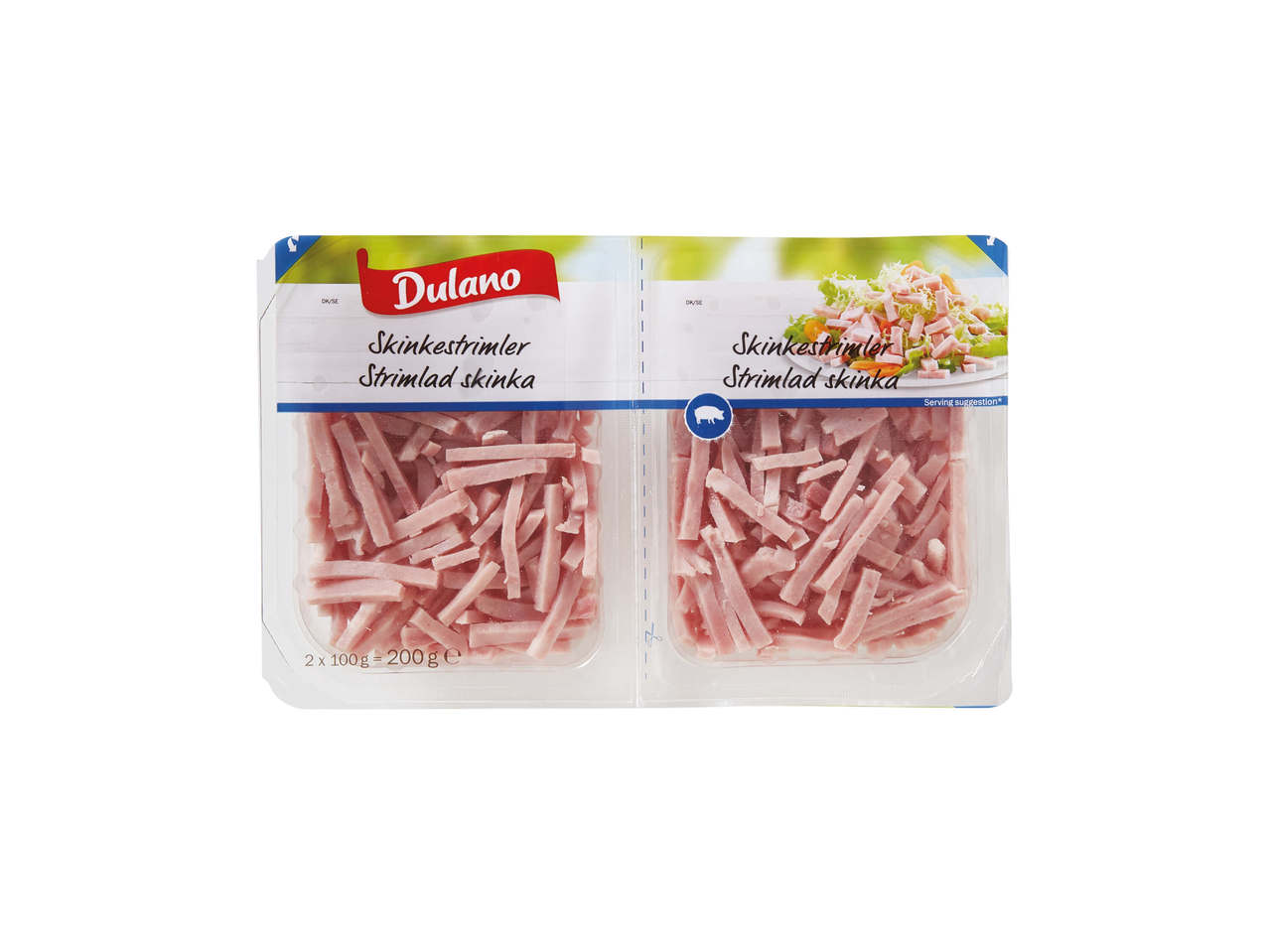 DULANO Skinke- eller kalkunstrimler