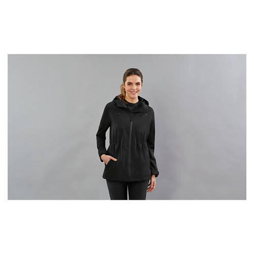 Ladies Rain Jacket - Black, XXL