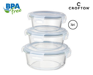 Glass Storage Containers 3pc Sets