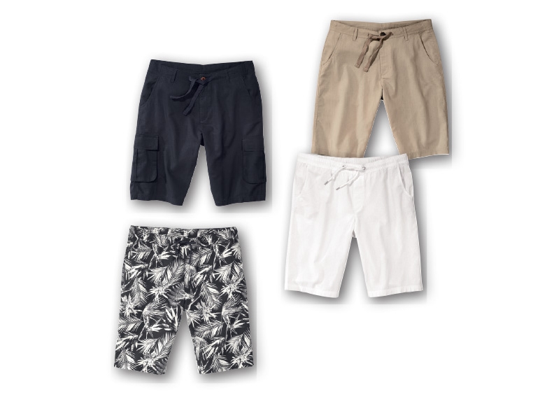 LIVERGY(R) Men's Linen Bermuda Shorts